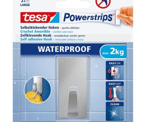 Tesa powerstrip waterproof haken