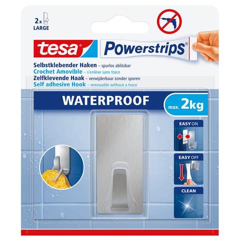 Tesa powerstrip waterproof haken